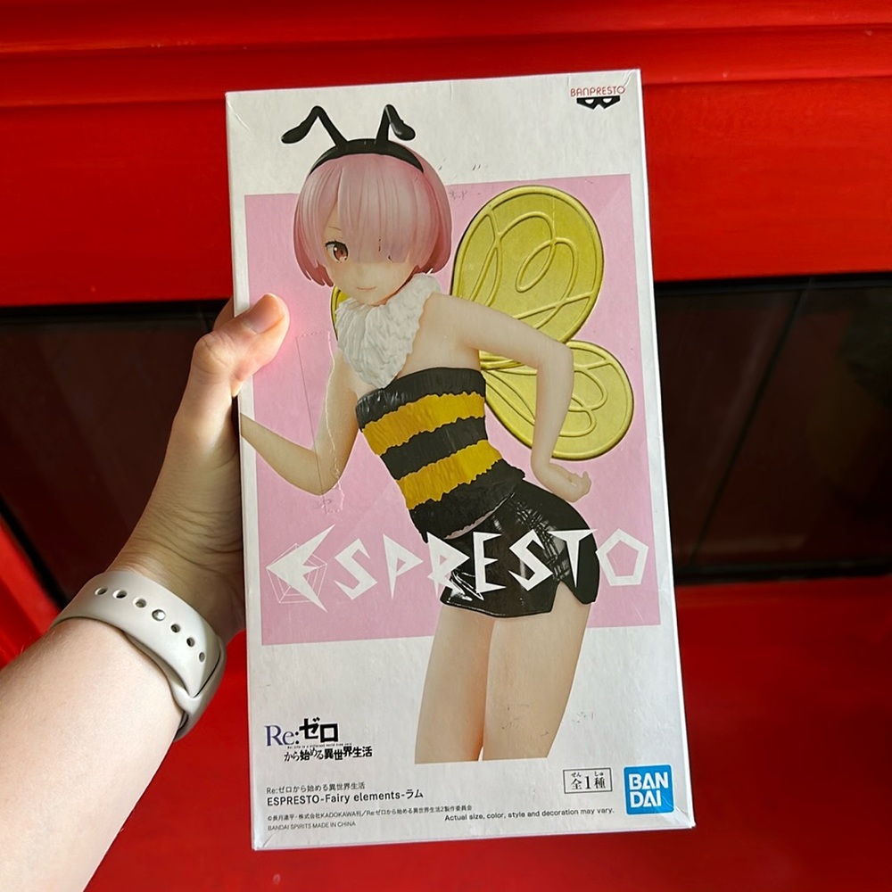 Re:Zero Ram Bandai Spirits Bee Outfit Anime Figure Espresso Fairy Elements NEW